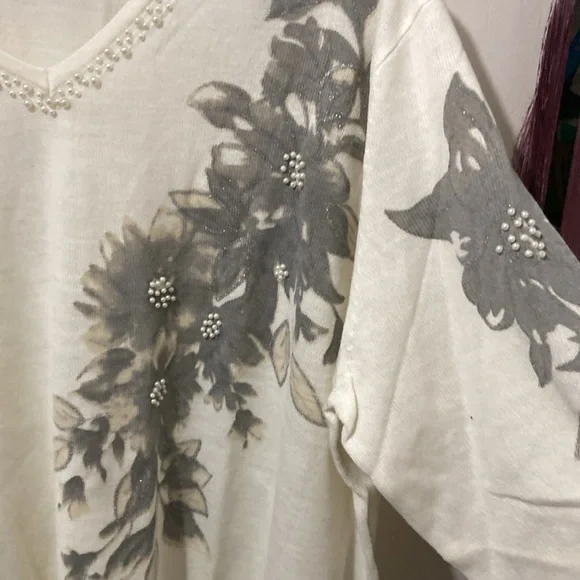 Adrian Delafield Women’s Plus Top size 3X - Picture 3 of 13